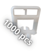 Croisillons autonivelants 1 mm 1000 pcs