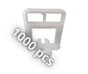 Croisillons autonivelants 1 mm 1000 pcs
