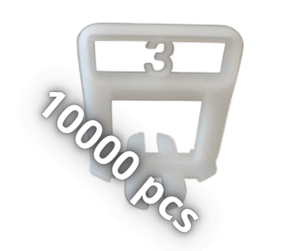 Croisillons autonivelants 3 mm 10000 pcs