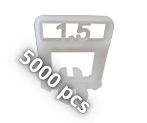 Croisillons autonivelants 1,5 mm 5000 pcs