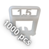 Croisillons autonivelants 1,5 mm 1000 pcs