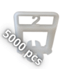 Croisillons autonivelants 2 mm 5000 pcs