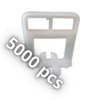 Croisillons autonivelants 1 mm 5000 pcs